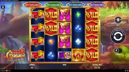Wild Crusade Empire Treasures slot screenshot 1