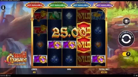 Wild Crusade Empire Treasures slot screenshot 4