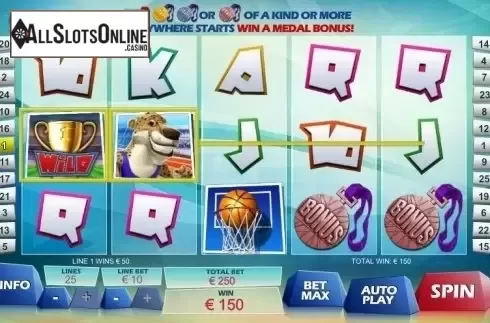 Win Screen. Wild Games from Playtech