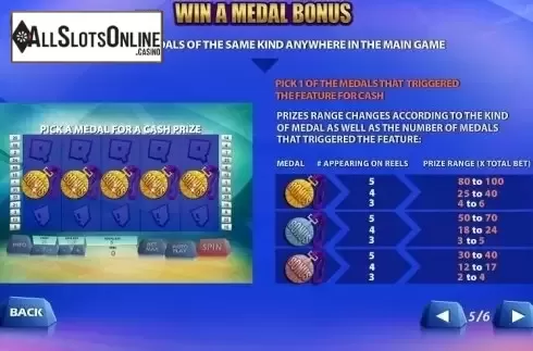 Paytable 5. Wild Games from Playtech