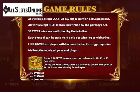 Scatter screen