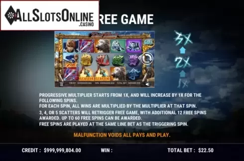 Free Spins. Zhao Zilong from Slot Factory