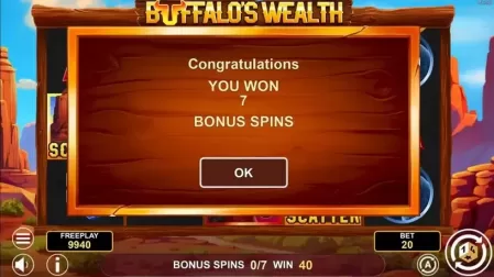 Buffalo’s Wealth slot screenshot 4