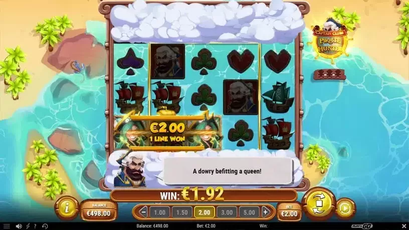 Captain Glum: Pirate Hunter slot screenshot 2
