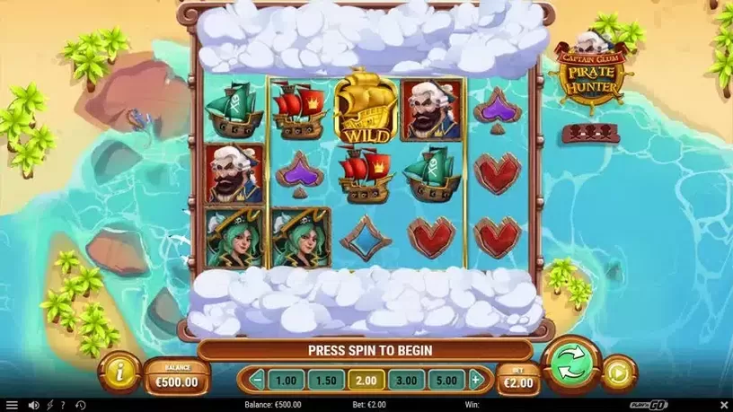 Captain Glum: Pirate Hunter slot screenshot 1