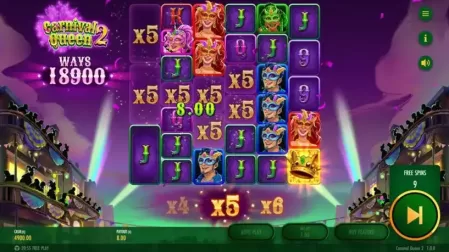 Carnival Queen 2 slot screenshot 5
