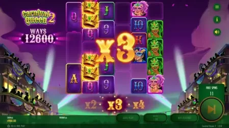 Carnival Queen 2 slot screenshot 3