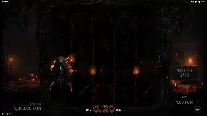 Darkness slot screenshot 3