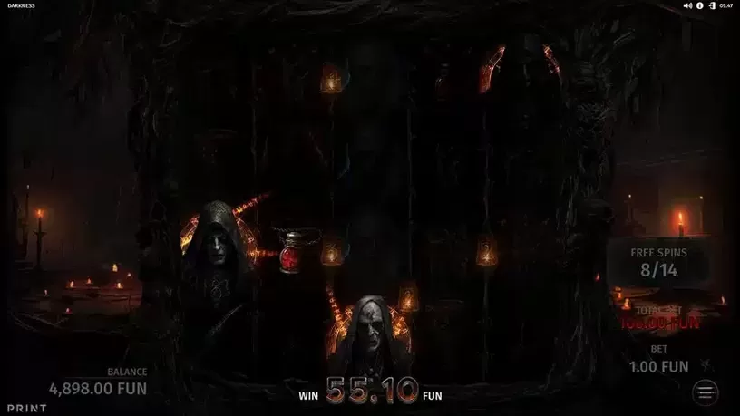Darkness slot screenshot 4