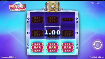 Diamonds 4 The Win slot screenshot 2