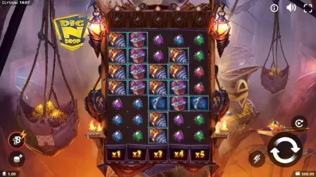 Dig N Drop slot screenshot 1