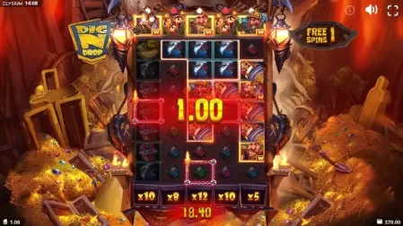 Dig N Drop slot screenshot 5