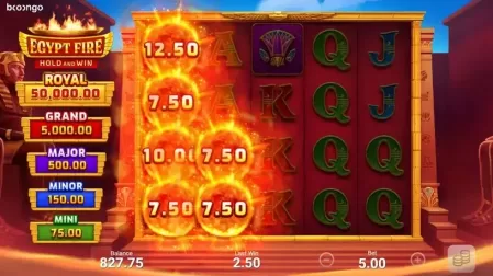 Egypt Fire slot screenshot 3