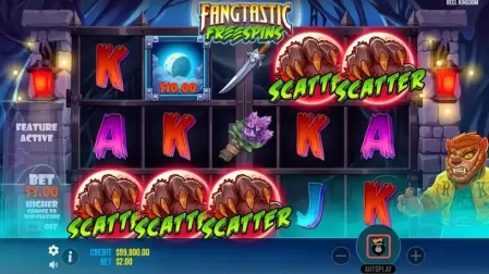 Fangtastic Freespins slot screenshot 2