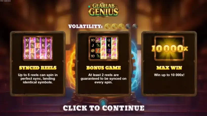 Gearlab Genius slot screenshot 