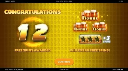 Golden Kegs 50K slot screenshot 2