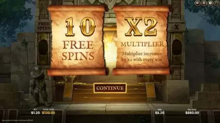 Gonzo’s Quest 2 slot screenshot 4