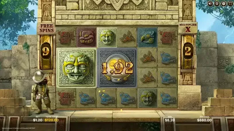 Gonzo’s Quest 2 slot screenshot 5