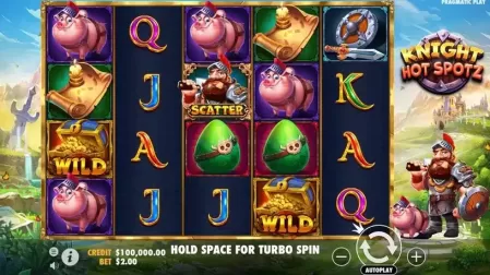 Knight Hot Spotz slot screenshot 1