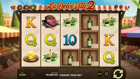 La Dolce Vita 2 slot screenshot 1