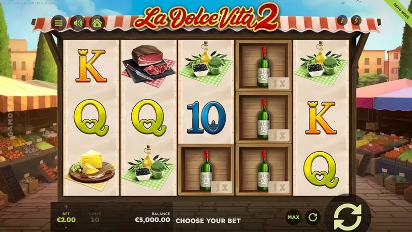 La Dolce Vita 2 slot screenshot 1