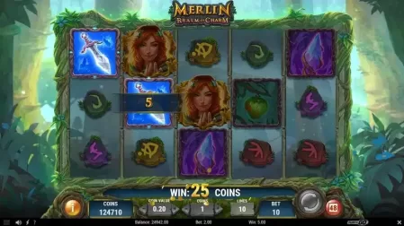 Merlin Realm of Charm slot screenshot 4
