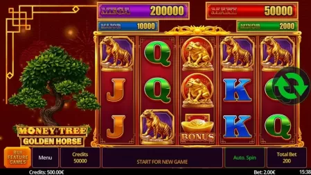 Money Tree Golden Horse slot screenshot 1