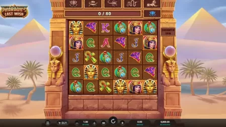 Pharaoh’s Last Wish slot screenshot 1