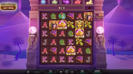 Pharaoh’s Last Wish slot screenshot 2