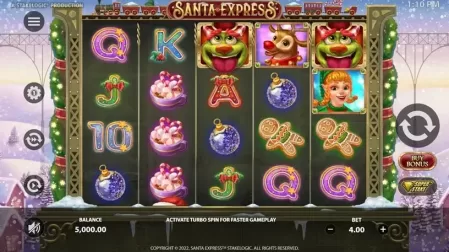 Santa Express slot screenshot 1