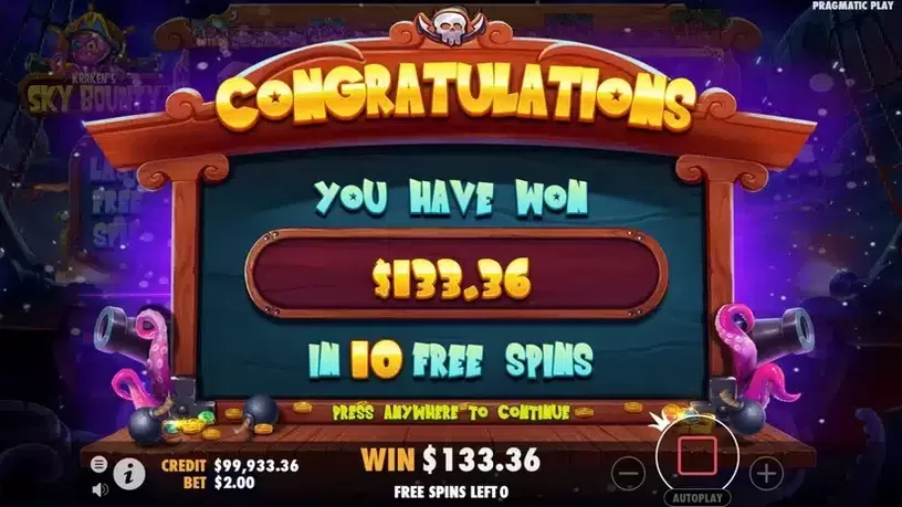 Sky Bounty slot screenshot 6