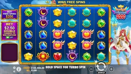 Starlight Princess 1000 slot screenshot 1