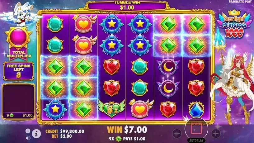 Starlight Princess 1000 slot screenshot 4