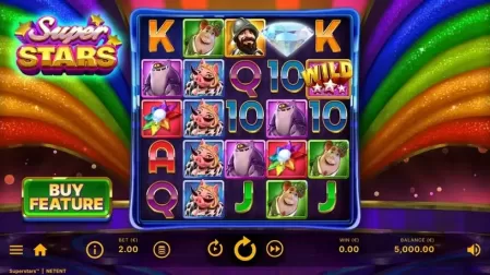 Superstars slot screenshot 1