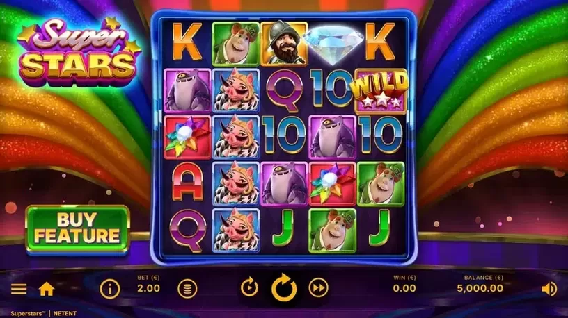 Superstars slot screenshot 1