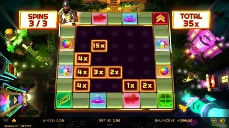 Superstars slot screenshot 7