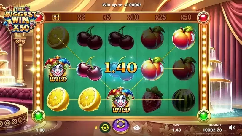 The Biggest Win x50 slot screenshot 3