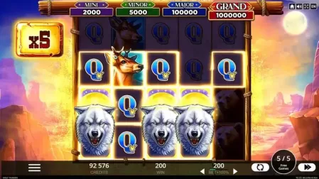 Wolf Thunder slot screenshot 4