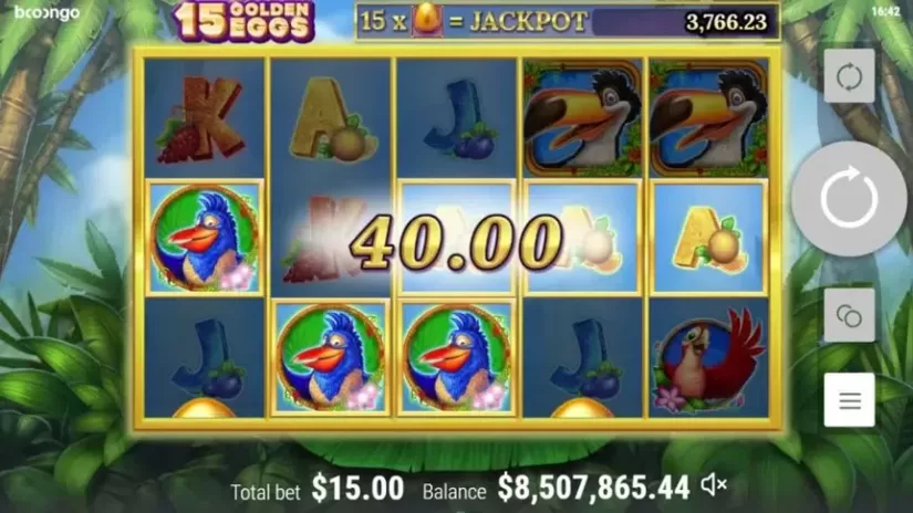 15 Golden Eggs slot screenshot 2
