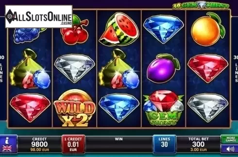 Reel Screen. 30 Gem Chest from FUGA Gaming