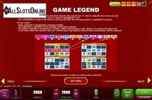 Game Rules. 88 Bingo 88 from Belatra Games