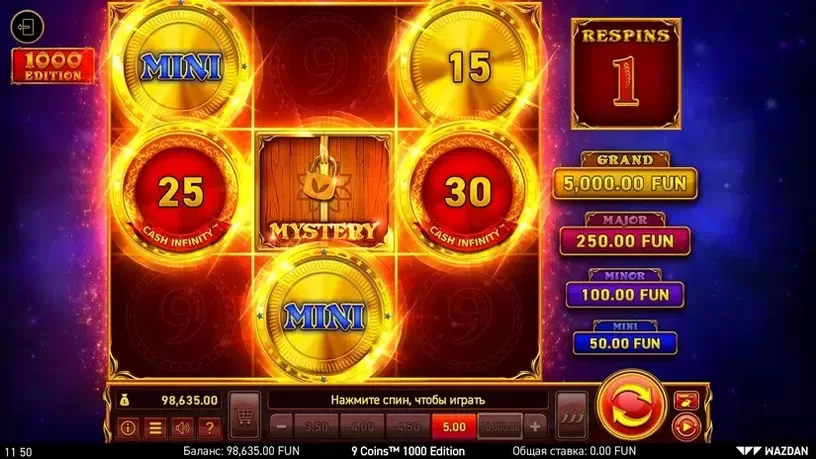 9 Coins™: 1000 Edition slot screenshot 5