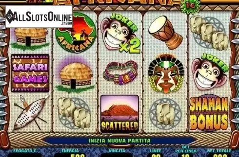 Reel Screen. Africana from Octavian Gaming