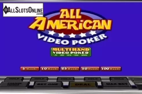 Intro. All American Poker MH (Betsoft) from Betsoft
