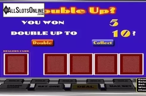 Game Screen 4. All American Poker MH (Betsoft) from Betsoft