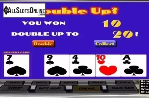 Game Screen 6. All American Poker MH (Betsoft) from Betsoft