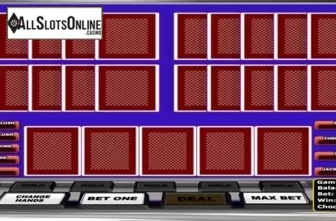 Game Screen 1. All American Poker MH (Betsoft) from Betsoft