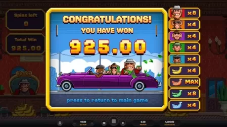 Banana Town slot screenshot 8