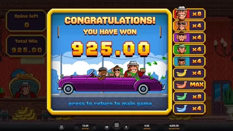 Banana Town slot screenshot 8