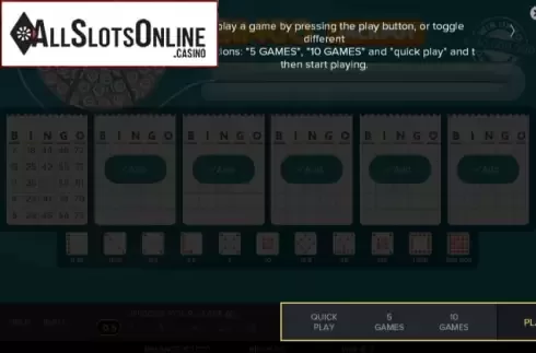 Game rules 3. Bingo Jackpot from Gluck Games